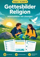 Vorschau - Arbeitsblätter - Gottesbilder Arbeit A, Themenpaket Religion, Klasse 10 - Seite 1