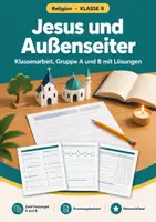 Vorschau - Test - Jesus Religion, Klasse 8, Klassenarbeit - Deckblatt