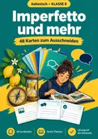 Vorschau - Test - Imperfetto Italienisch, Klasse 8, Karten - Deckblatt