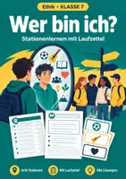 Vorschau - Arbeitsblätter - Identitätsfindung Ethik Klasse 7 Stationen - Deckblatt
