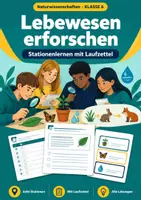 Vorschau - Arbeitsblätter - Kennzeichen Naturwissenschaften, Klasse 6, Stationen - Deckblatt