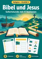 Vorschau - Arbeitsblätter - Bibel Jesus Religion Vertretung, Klasse 5 - Deckblatt