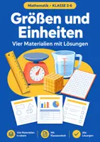 Vorschau - Arbeitsblätter - Größen und Einheiten Klasse 5 und 6 - Deckblatt