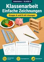 Vorschau - Test - Einfache Zeichnungen Arbeitslehre Klasse 6 - Deckblatt
