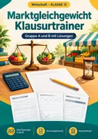 Vorschau - Test - Marktgleichgewicht, Wirtschaft, Klasse 12 - Deckblatt