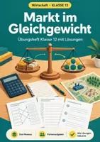 Vorschau - Arbeitsblätter - Marktgleichgewicht Wirtschaft, Klasse 12 - Deckblatt