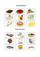 Vorschau - Arbeitsblätter - 2 Leseübungen / Legespiele Klasse 1 Thema „Lebensmittel“ (für Freiarbeit geeignet) - Seite 3
