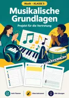 Vorschau - Arbeitsblätter - Musikalische Grundlagen, Musik Klasse 5 - Deckblatt