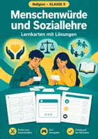 Vorschau - Spiele - Menschenwürde Religion, Klasse 9, Karten - Deckblatt