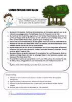 Vorschau - Arbeitsblätter - Unser Freund der Baum - Funktionen des Baumes - Deckblatt