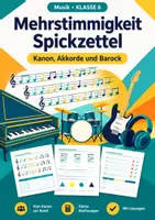 Vorschau - Arbeitsblätter - Kanon Mehrstimmigkeit Musik Klasse 6 - Deckblatt