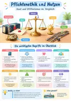 Vorschau - Poster - Pflichtenethik, Ethik, Poster, Klasse 10 - Deckblatt