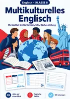 Vorschau - Arbeitsblätter - Englisch Multikulturelles, Klasse 8 - Deckblatt