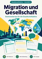 Vorschau - Arbeitsblätter - Migration, Gesellschaftslehre, Klasse 8 - Deckblatt