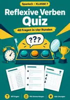 Vorschau - Arbeitsblätter - Reflexive Verben Spanisch Klasse 7 Quiz - Deckblatt