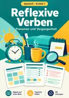 Vorschau - Arbeitsblätter - Reflexive Verben Spanisch, Spickzettel, Klasse 7 - Deckblatt