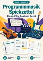 Vorschau - Arbeitsblätter - Romantik Programmmusik, Musik Klasse 8 - Deckblatt