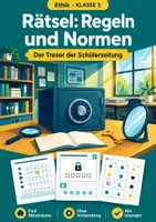 Vorschau - Arbeitsblätter - Regeln und Normen Ethik Rätsel, Klasse 5 - Deckblatt