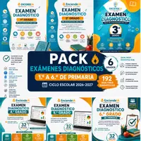 Vista previa - Para docentes: organización, planificación y formación - Pack Exámenes Diagnóstico 1-6 | Acceso - Portada