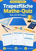 Vorschau - Arbeitsblätter - Trapezfläche Mathematik, Klasse 7, Quiz - Deckblatt