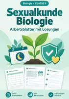 Vorschau - Arbeitsblätter - Sexualkunde Klasse 9 Arbeitsblätter - Deckblatt