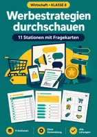 Vorschau - Arbeitsblätter - Werbestrategien Wirtschaft Stationen, Klasse 8 - Deckblatt