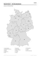 Vorschau - Arbeitsblätter - Stumme Karte Deutschland Bundesländer – kostenlos mit Lösung - Seite 3