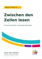 Vorschau - Arbeitsblätter - Zwischen den Zeilen lesen | Textverständnis, Inferenzen und Deutungen | Klasse 7–10 - Seite 1