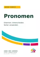 Vorschau - Arbeitsblätter - Pronomen | Pronomenarten, Fälle und klare Bezüge | Klasse 6–8 - Deckblatt