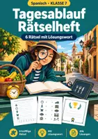 Vorschau - Arbeitsblätter - Tagesablauf Spanisch Klasse 7 Rätsel - Deckblatt