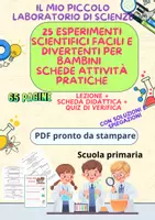 anteprima - Esercizi - 25 esperimenti - Pagina di copertina