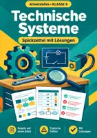Vorschau - Arbeitsblätter - Technische Systeme Arbeitslehre, Klasse 9 - Deckblatt
