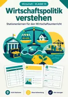 Vorschau - Arbeitsblätter - Wirtschaftspolitik Wirtschaft, Klasse 10 - Deckblatt