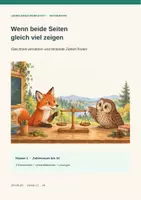 Vorschau - Arbeitsblätter - Gleich viel? Gleichheit und fehlende Zahlen | Klasse 1 - Deckblatt