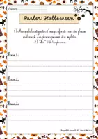 Aperçu - Jeux - FLA: vocabulaire Halloween (oral) - Page 1