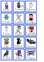 Aperçu - Jeux - FLA: vocabulaire Halloween (oral) - Page de couverture