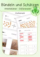 Vorschau - Arbeitsblätter - Bündeln und Schätzen im Mathematikunterricht - Deckblatt