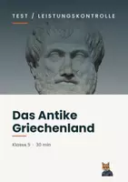 Vorschau - Arbeitsblätter - Test / Leistungskontrolle: Antikes Griechenland - Deckblatt