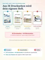 Vorschau - Arbeitsblätter - Vorschulheft ab 5 Jahren – 40 Rätselseiten Schulvorbereitung | Zahlen, Buchstaben, Wahrnehmung | ohne Lesen - Seite 2