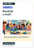 Náhled - Nováček u dveří | 2. třída ZŠ zdarma - krycí list