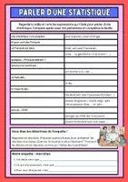 Vorschau - Arbeitsblätter - parler d'une statistique / enquête (Statistiken auswerten) - Seite 1
