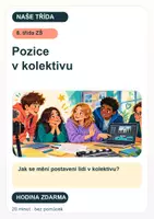 Náhled - Pozice v kolektivu | 8. třída ZŠ zdarma - krycí list