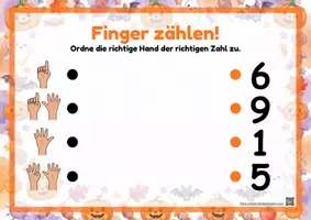 Vorschau - Arbeitsblätter - 24 Arbeitsblätter - Mathe Zahlen & Mengen-Lernen Halloween - Seite 2