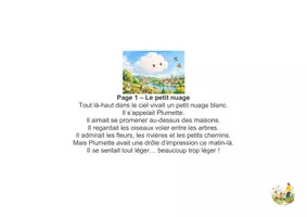 Aperçu - Cartes / Images - Kamishibai_Petit nuage cherche la pluie - Page 2