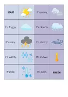 Vorschau - Stationenlernen - 3. Klasse Englisch - Weather Puzzle - Seite 1