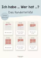 Vorschau - Spiele - Ich habe … Wer hat …? Hunderterfeld | Zahlen bis 100 | dreifach differenziert | Klasse 2 - Deckblatt