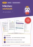 Vorschau - Arbeitsblätter - Märchenwerkstatt Klasse 5 - Deckblatt