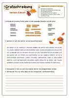 Vorschau - Arbeitsblätter - GROßSCHREIBUNG - Übungsblatt 'Herbst-Edition' (2 Versionen) - Seite 1