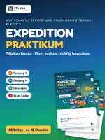 Vorschau - Unterrichtsreihen - Praktikum - Bewerben, Telefonieren & Rechte – Lernjob - WBS Kl. 9 mit Lösung - Deckblatt