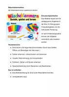Vorschau - Mal- und Bastelvorlagen - Spiel und Fördermaterial herstellen: Wäscheklammerbox - Seite 1